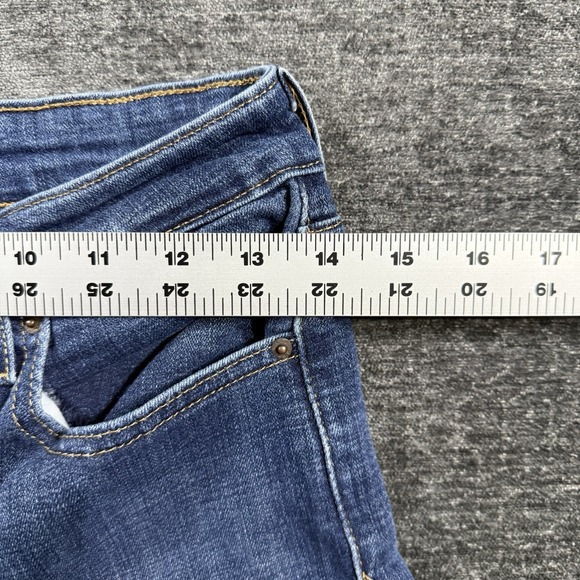 Levi's 721 Jeans Women's Size 28 High Rise Skinny Dark Wash Stretch Denim - Picture 5 of 15